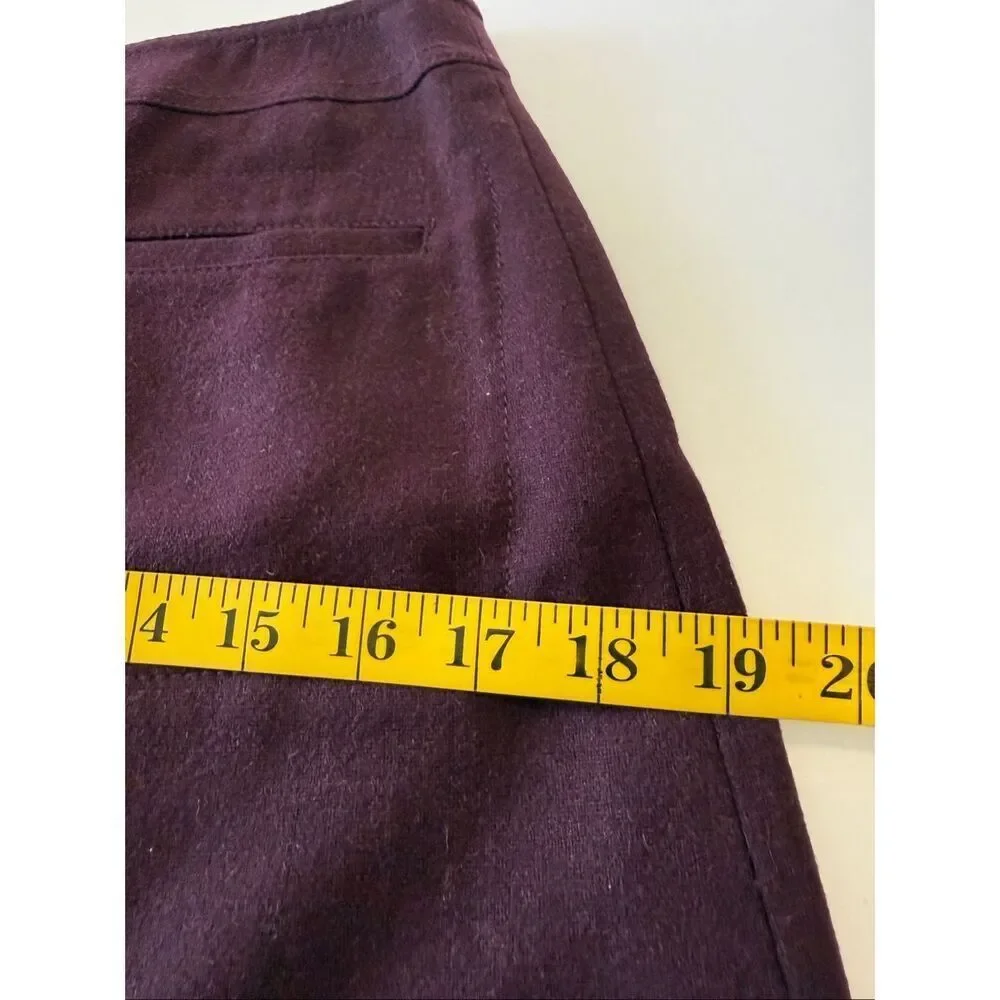 Madewell Fireside Mini Skirt in Burgundy Size 4 Preppy, Retro, Dark Academia